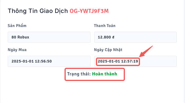 Hướng đẫn kiểm tra thời gian Robux về tài khoản