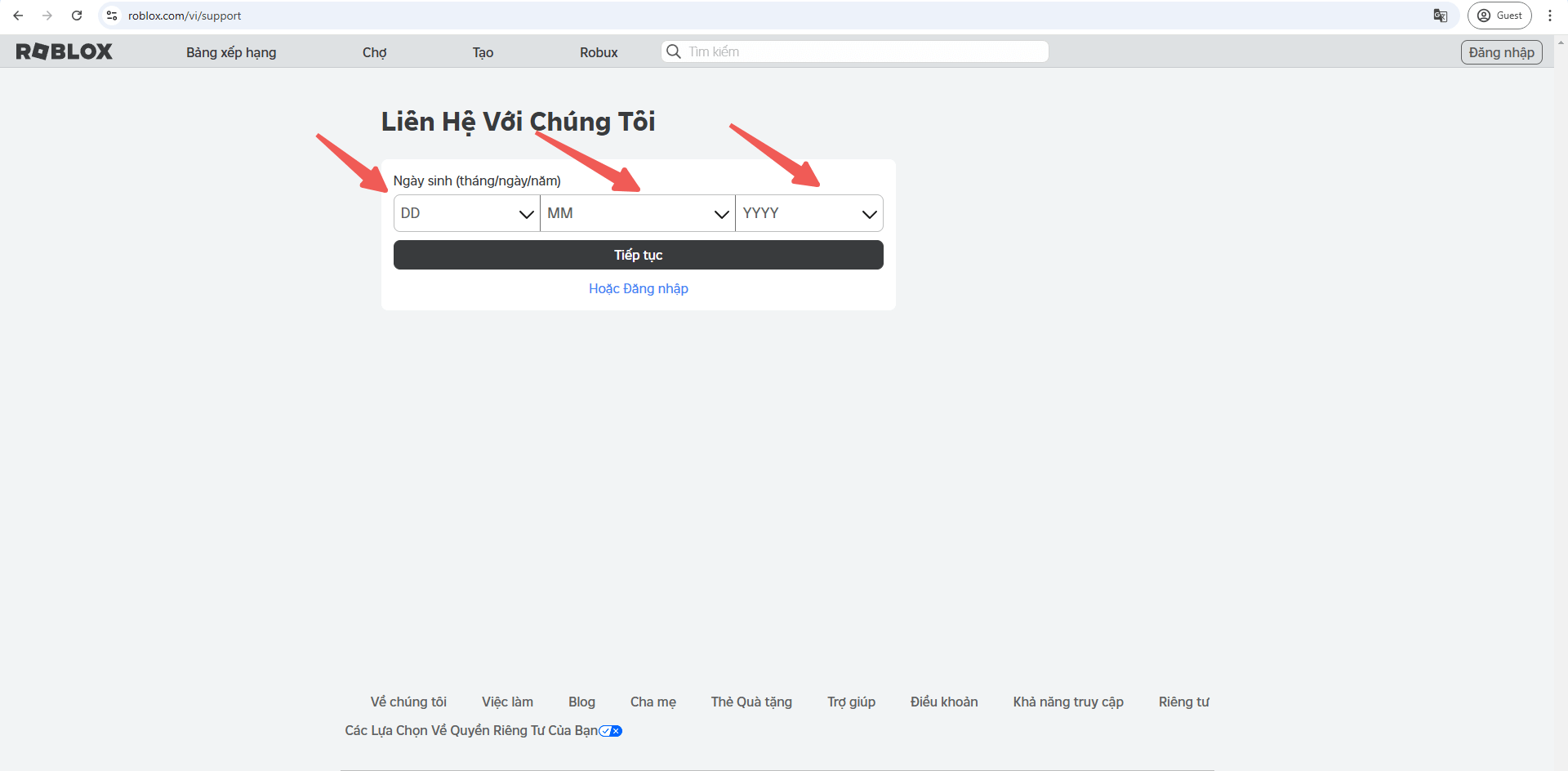 Hướng dẫn lấy lại Tài Khoản Roblox đã xác minh Mail